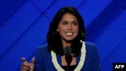 Democratic candidate Tulsi Gabbard 