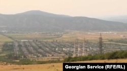 Поселение Церовани для внутренне перемещенных лиц, покинувших дома в Южной Осетии.