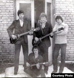 Рок-гурт “Баскі”, вёска Стаўбун Веткаўскага раёна, 1981 год