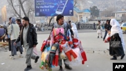 People have been going about their daily business in Kabul despite security warnings from the authorities. 
