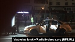 Автомобіль «Шевроле», у якому відбувся вибух