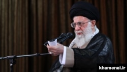 Iranian Supreme Leader Ali Khameni in Tehran on July 21, 2018. 
