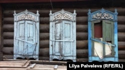 Обреченный на снос дом на улице Инской в Новосибирске