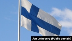 Флаг Финляндии 