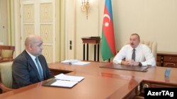 İ.Əliyev İ.Məmmədovu qəbul edir
