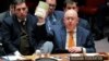 U.S. -- Russian Ambassador to the United Nations (U.N.) Vasily Nebenzya quotes from of "Alice's Adventures in Wonderland and Through the Looking Glass" as he speaks regarding an incident in Salisbury, Britain, during a meeting of the U.N. Security Council