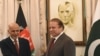افغان ولسمشر اشرف غني له پاکستاني وزیر اعظم نواز شریف سره روغبړ کوي