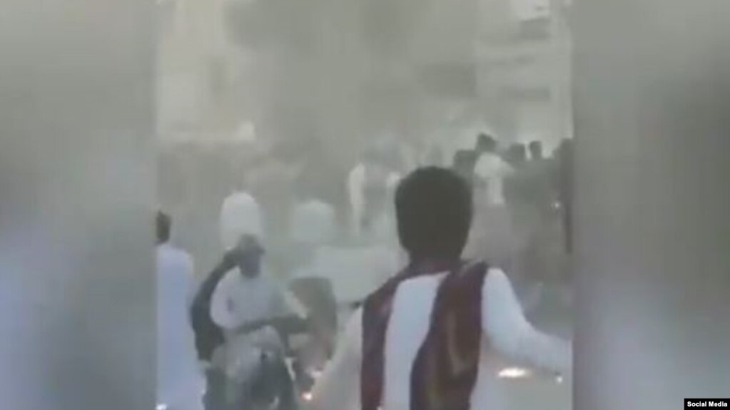 Protests in Zahedan after police shot dead a young man for not having a driving license. May 27, 2019