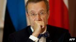 Former Estonian President Toomas Hendrik Ilves (file photo)