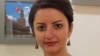 London -- Human Rights activist Raha Bahreini in HQ of Amnesty International, undated.