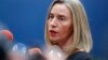 EU foreign policy chief Federica Mogherini called it a "historic moment." (file photo)