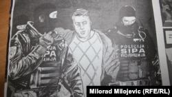 Scena hapšenja Čauševića prikazana i u stripu