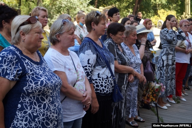 На відкритті виставки «Сильні духом. Мами», Дніпро, 7 серпня 2020 року