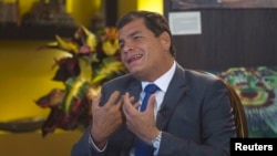 Еквадорскиот претседател Рафаел Кореа.
