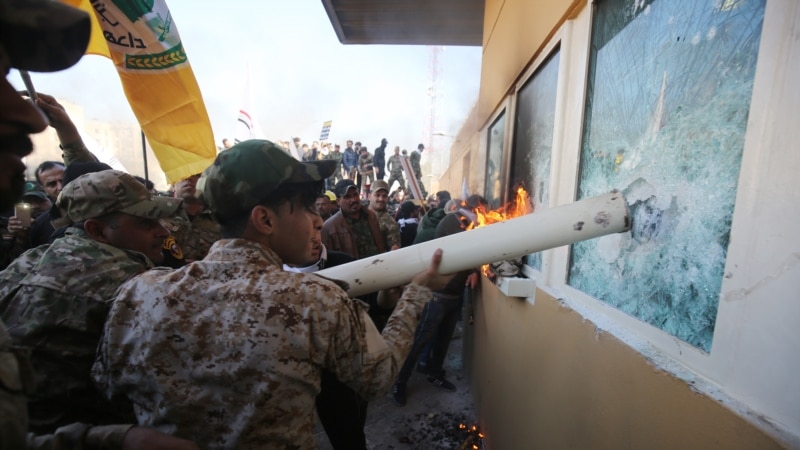 САД ќе испратат засилување заради насилните протести пред амбасадата во Багдад