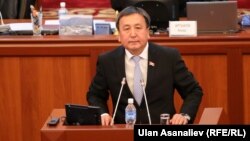 Депутат Жогорку Кенеша Асылбек Жээнбеков.
