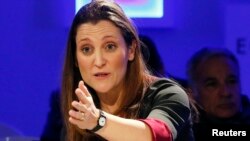 Chrystia Freeland, Canada's new foreign minister