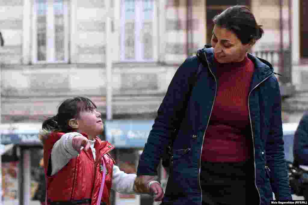 Georgia -- Down syndrome children. Tbilisi, 21Mar2019