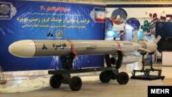 The Hoveizeh 8 cruise missile was said to be made entirely in Iran.