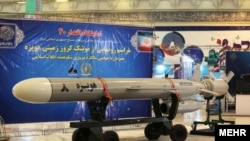 Hoveizeh 8 cruise missile, made in Iran. File Photo