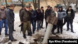 После обстрела Краматорска. 10 февраля 2015 года.