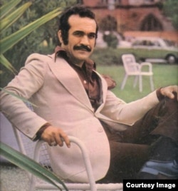 Iranian performer and pop star Feraydoun Farrokhzad, undated.