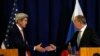 Джон Керри и Сергей Лавров на переговорах по Сирии в Женеве 9 сентября