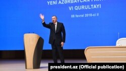 İ.Əliyev YAP-ın qurultayında