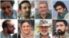 Iranian Environment activists who have been jailed (from top-left clockwise): Niloufar Bayani, Abdolreza Kouhpayeh, Houman Jowkar, Amir Hossein Khaleghi, Taher Ghadirian, Morad Tahbaz, Sepideh Kashani, and Sam Rajabi.