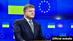 Președintele Petro Poroșenko astăzi la Bruxelles