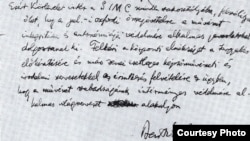 Scrisoarea lui Bartók din 1931 în relație cu Toscanini