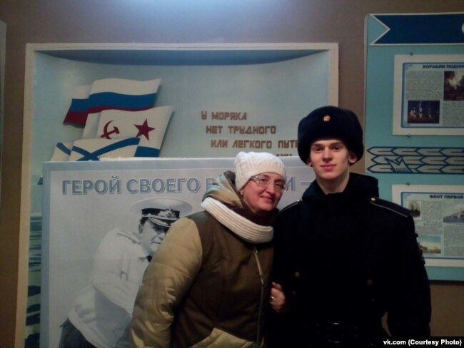 Ирина Недосекина с сыном Андреем