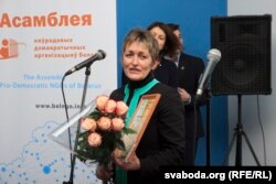 Галіна Абакунчык -- пераможца прэміі «Чэмпіёны грамадзянскай супольнасьці»