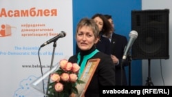 Журналістка Свабоды Галіна Абакунчык — ляўрэатка прэміі «Чэмпіёны грамадзянскай супольнасьці» за 2016 год