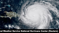 Ураган "Ирма" (фото со спутника)