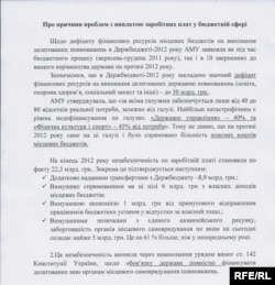 Аналіз асоціації міст України закону «Про державний бюджет України на 2013 рік»