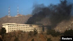 în timpul atacului de la Hotel Intercontinental din Kabul 