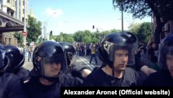 Украіна, міліцыя не магла стрымліваць дэманстрантаў