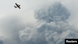 Fumul incendiilor în Portugalia
