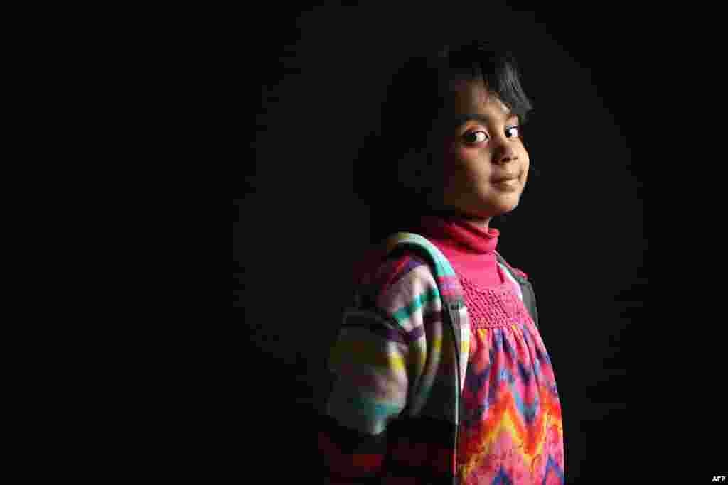 Haadiya Adnan, 5, was born in Pakistan. Her father, Adnan Chaudry, is a taxi driver. The family lives in Brooklyn.