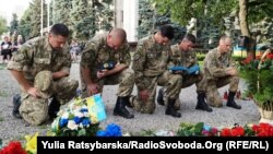 Вшанування пам’яті 49 військовослужбовців, загиблих у збитому під Луганськом літаку ІЛ-76, Дніпро, 14 червня 2016 року