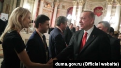 Президент Туреччини вітає Наталю Поклонську в Стамбулі