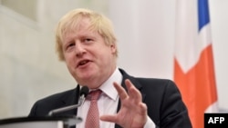 Șeful diplomației britanice Boris Johnson