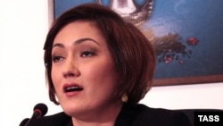 Эльзара Исмаилова, генеральный директор крымскотатарского телеканала АТР, снятого властями Крыма с эфира 1 апреля 2015 года.
