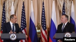 Sergej Lavrov i Majk Pompeo u Vašingtonu