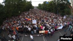 Протесты в Ереване (архивное фото)