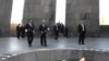 Президент Франции Николя Саркози в Ереване у Мемориала геноцида армян