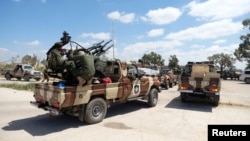 Члени «Лівійської національної армії» Халіфи Хафтара в місті Бенгазі, Лівія, 7 квітня 2019 року