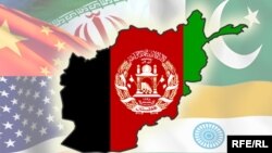 بیرق‌های افغانستان و هند، ایران، پاکستان، چین و ایالات متحده