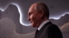 Vlagyimir Putyin a Független Államok Közösségének (FÁK) asztanai csúcstalálkozóján 2022. október 14-én